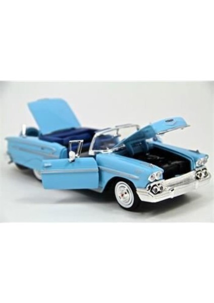 Vardem Motormax 1958 Chevrolet Impala Mavi 1/24 Model Araba indirimleri