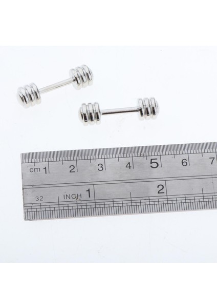 Minyatür Dollhouse Dumbbells 2 Pc (Yurt Dışından)