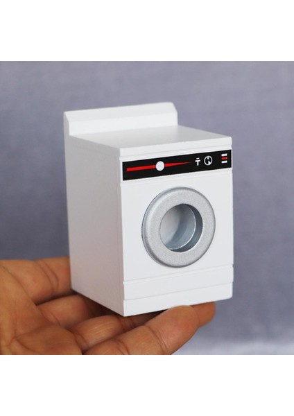1:12 Çamaşır Makinesi Dollhouse Aksesuarları Çocuk Oyuncak Minyatür Dollhouse (Yurt Dışından) indirimleri