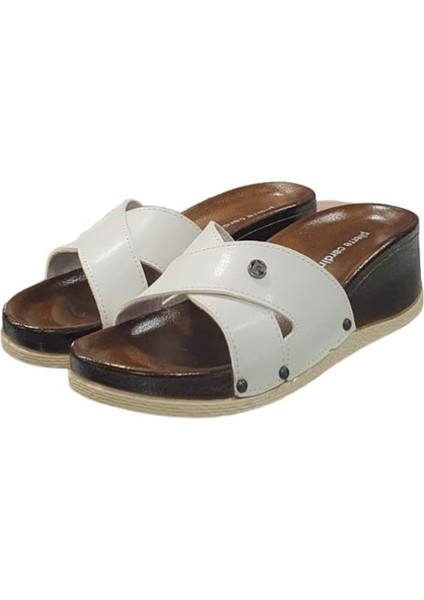 Üstü Çapraz Anatomik Dolgu Topuk Bayan Terlik fiyatları