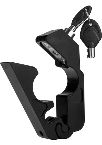 Motosiklet Gidon Kilidi 2 Keys Motosiklet Bisikleti Atv Siyah (Yurt Dışından)