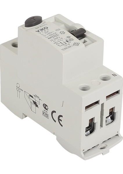 Kaçak Akım Rölesi 2x80A 300mA VTR2-80300 modelleri