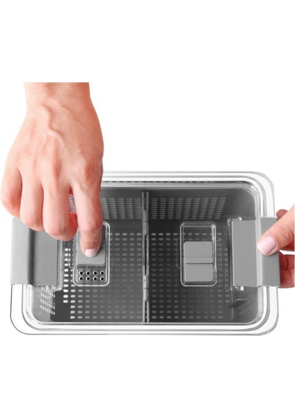 Lossa Süzgeçli ve Bölmeli Organizer Meyve Sebze Saklama Kabı 5 Lt fırsatları