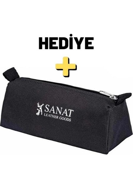 SL-3056 Kalemlik-Kalemkutusu-Kalem Çantası Siyah Tek Bölmeli Üçgen
