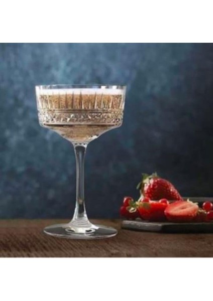 Elysia 12'l Şampanya Bardağı 260CC Elysia Ayaklı Kadeh Bardak Sunum Kadehi 12 Adet modelleri