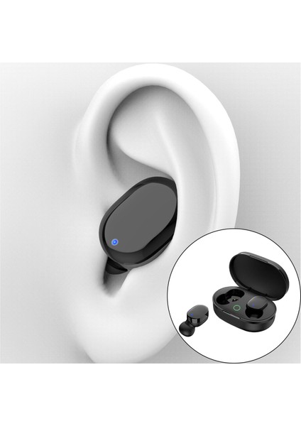 Mini Kablosuz Kulaklık Bluetooth 5.1 Siyah Koşmak Için Kulaklık (Yurt Dışından)