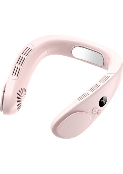 Taşınabilir, Bladess Fan Yapraksız Giyilebilir Çalışma Hava Soğutucu Fan Pembe (Yurt Dışından) fırsatları