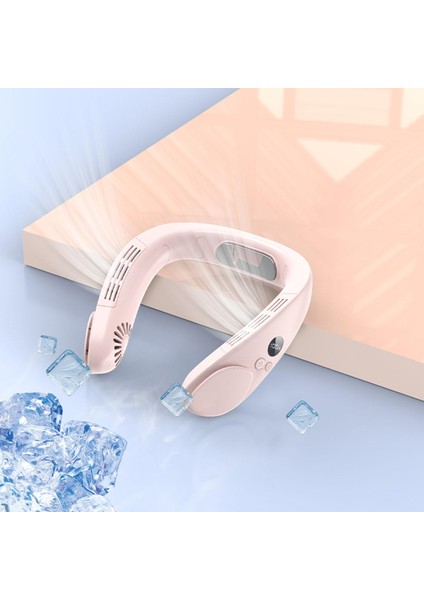 Taşınabilir, Bladess Fan Yapraksız Giyilebilir Çalışma Hava Soğutucu Fan Pembe (Yurt Dışından) indirimleri