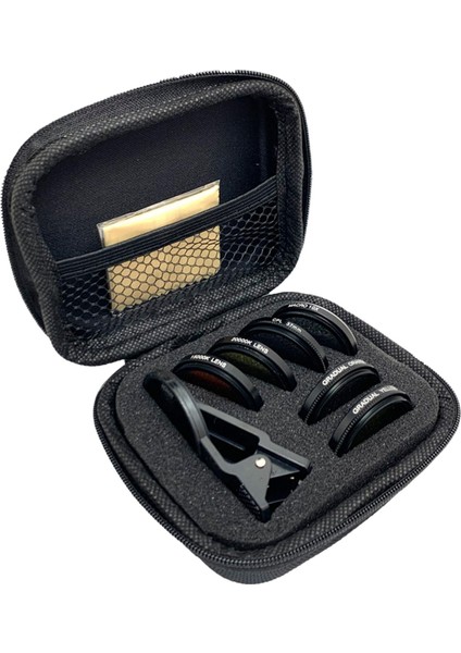 Mercan Lens Filtre Kitleri Mezun Renk Filtresi Telefon Dalış Lens Kiti Taşınabilir 10X10X5CM B (Yurt Dışından)