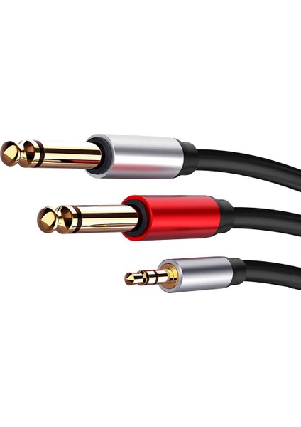 2x 3.5mm 1/8 "trs Stereo - Çift 6.35MM 1/4" Kablo (Yurt Dışından) modelleri