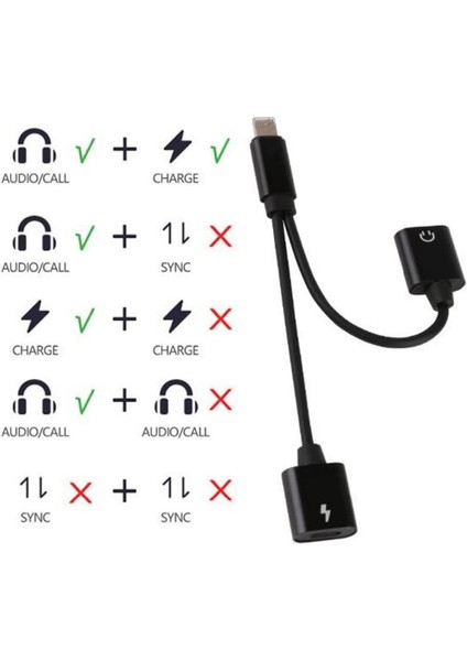 Çift Ses Ayırıcı Adaptörü (Yurt Dışından)