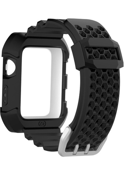 Silikon Yedek Spor Fitness Kayışı Kılıf /2/3 - +Beyaz, 38MM (Yurt Dışından)