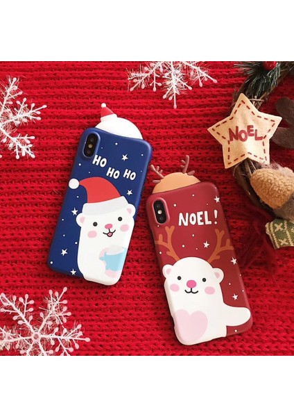Noel Bear Telefon Kılıfı, Kızlar Için Kasa Çocuklar Için Xr/xs Max/x/xs Için Hediyeler - x Xs (Yurt Dışından)