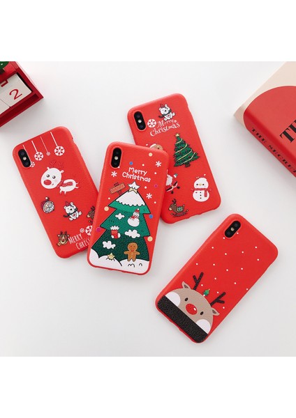 Tpu Noel Ağacı Telefon Koruyucu Kılıf Kabuğu X/xr/xs/xs Max Için (Yurt Dışından)