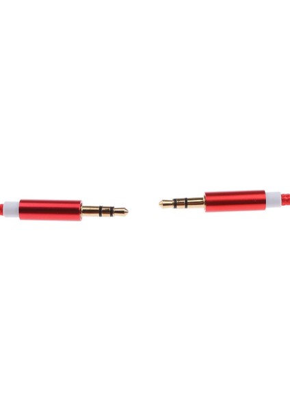 3.5mm Örgülü Ses Aux Kablosu Kırmızısı (Yurt Dışından) modelleri