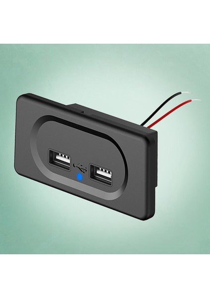 USB Şarj Cihazı Paneli Kırmızı LED Şarj 2 Adet (Yurt Dışından) modelleri