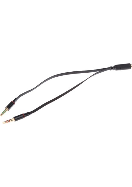 Pc Kulaklığı'ndan Telefon Adaptörüne 3.5mm Kadın Ila 2 Ayrıştırıcı Kablo Siyah (Yurt Dışından) indirimleri