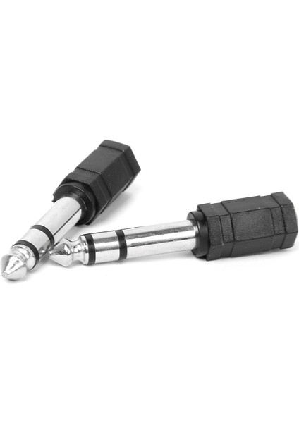 2 Adet 6.35 mm Fişe 3,5 mm Stereo Sokete (Yurt Dışından)