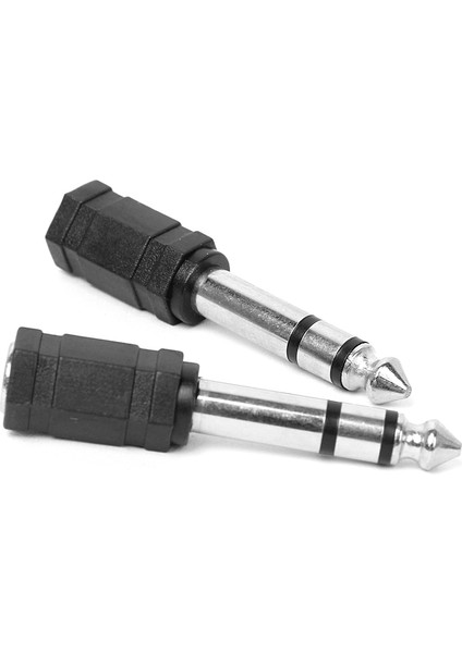 2 Adet 6.35 mm Fişe 3,5 mm Stereo Sokete (Yurt Dışından)