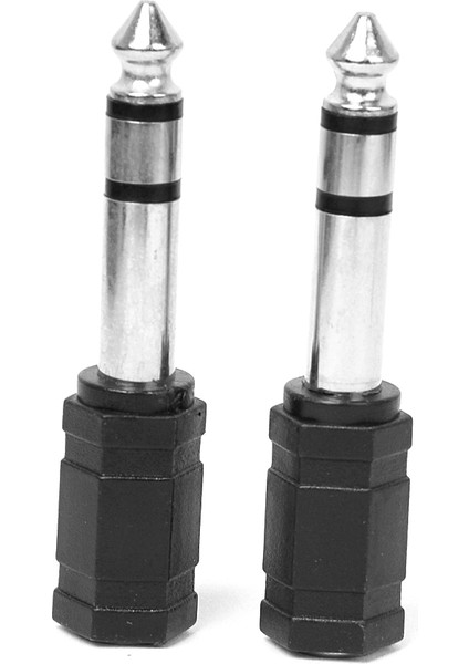 2 Adet 6.35 mm Fişe 3,5 mm Stereo Sokete (Yurt Dışından)