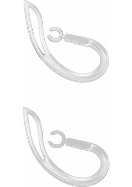 Prettyia 2x Earhook Kulak Kanca Klipsi Evrensel Bluetooth Kulaklık 6mm+5mm Için (Yurt Dışından)