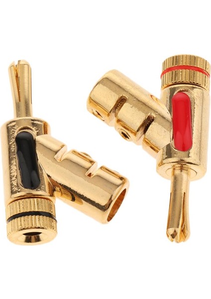 4pcs/set 4mm Saf Bakır Muz Hoparlör Kablosu Terminal Konektörleri (Yurt Dışından) fiyatları