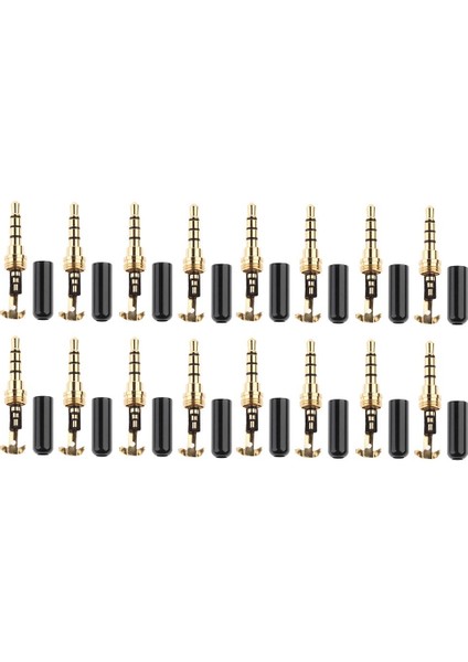 Mp4 Kulaklık Için 16X Universal 3,5mm Jack Stereo Ses Fişi Konektörü Kafası (Yurt Dışından)