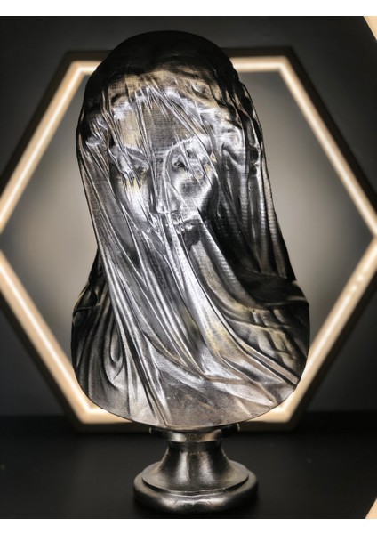 Mariam 'silver' Dekoratif Heykel, Pop Art Roma Yunan Heykelleri