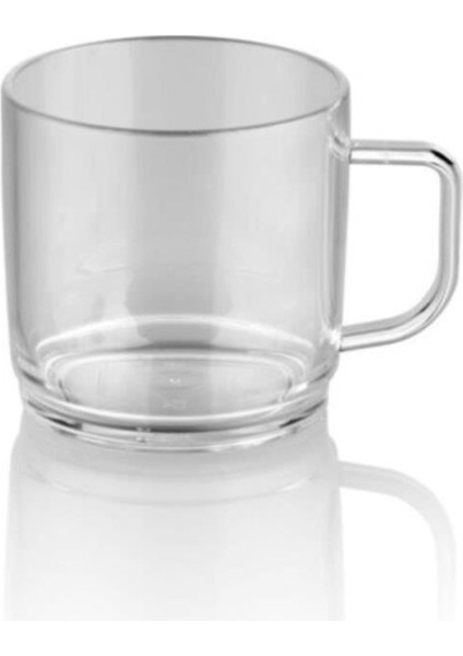 Kırılmaz Çay Kahve Kupası - Şeffaf 300 ml - 24 Adet