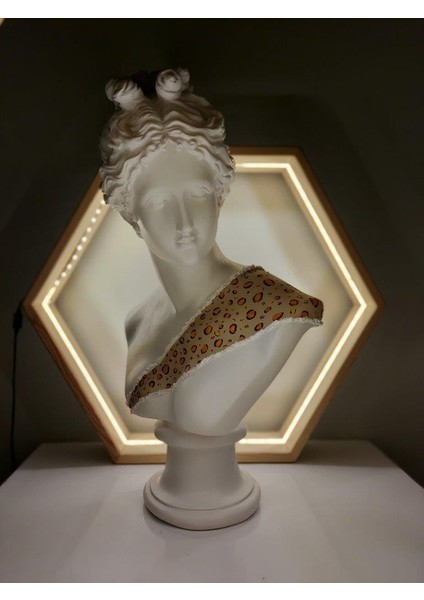 Diana 'leopard' Dekoratif Heykel, Pop Art Roma Yunan Heykelleri