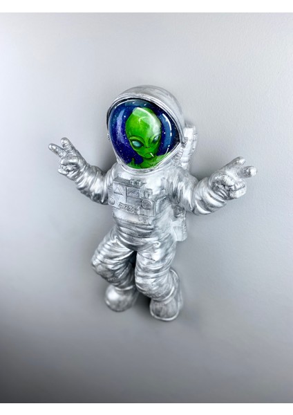Astronaut 'the Encounter' Dekoratif Heykel, Pop Art Roma Yunan Heykelleri