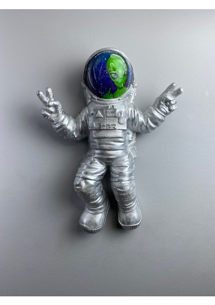 Astronaut 'the Encounter' Dekoratif Heykel, Pop Art Roma Yunan Heykelleri