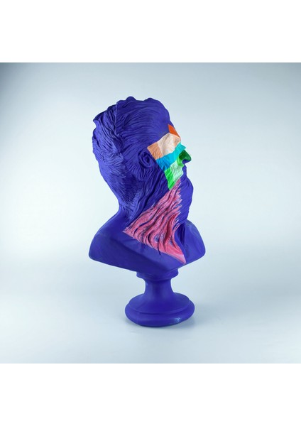 Poseidon 'patchwork' Dekoratif Heykel, Pop Art Roma Yunan Heykelleri