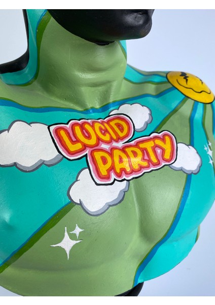 Hermes 'lucid Party' Dekoratif Heykel, Pop Art Roma Yunan Heykelleri