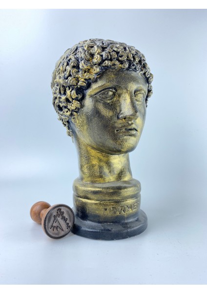 Hermes 'gold Mosaic' Dekoratif Heykel, Pop Art Roma Yunan Heykelleri modelleri