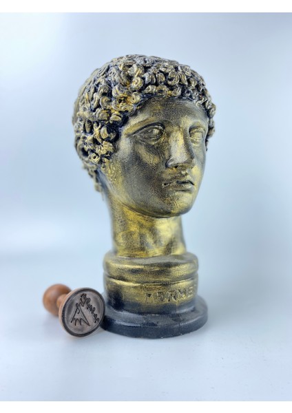 Hermes 'gold Mosaic' Dekoratif Heykel, Pop Art Roma Yunan Heykelleri indirimleri
