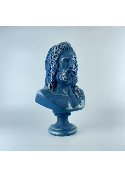 Zeus 'silver Tone' Dekoratif Heykel, Pop Art Roma Yunan Heykelleri fiyatları
