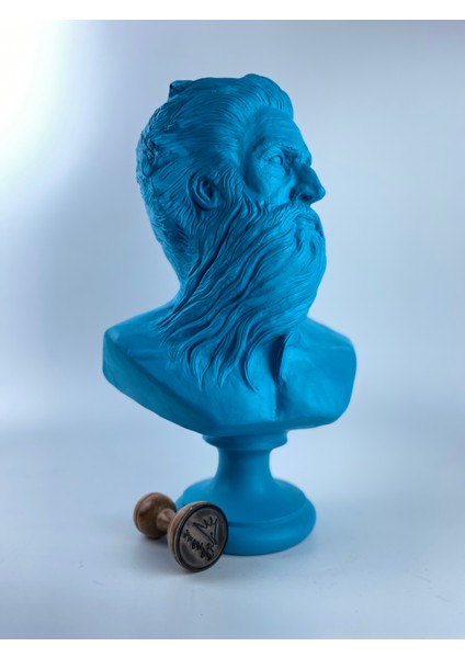 Poseidon 'blues' Dekoratif Heykel, Pop Art Roma Yunan Heykelleri modelleri