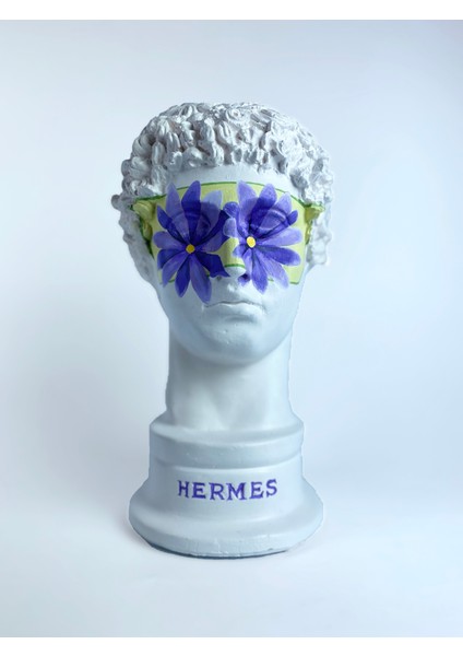 Hermes 'bloom' Dekoratif Heykel, Pop Art Roma Yunan Heykelleri