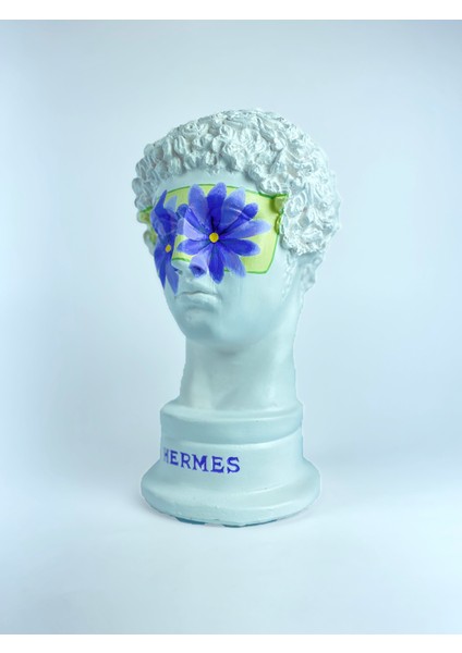 Hermes 'bloom' Dekoratif Heykel, Pop Art Roma Yunan Heykelleri