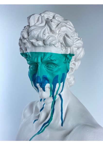 David 'white Pastel' Dekoratif Heykel, Pop Art Roma Yunan Heykelleri indirimleri