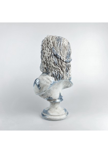 Poseidon 'silver Moss' Dekoratif Heykel, Pop Art Roma Yunan Heykelleri fırsatları