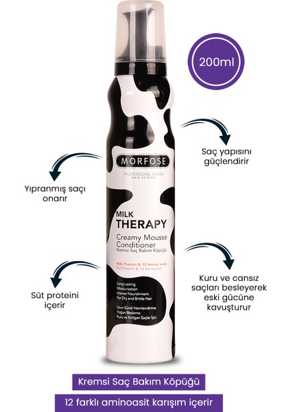 Milk Theraphy Saç Köpüğü 200 Ml