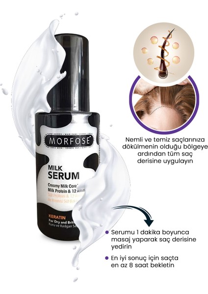 Morfose Milk Serum Therapy Keratin Saç Serumu 100ML