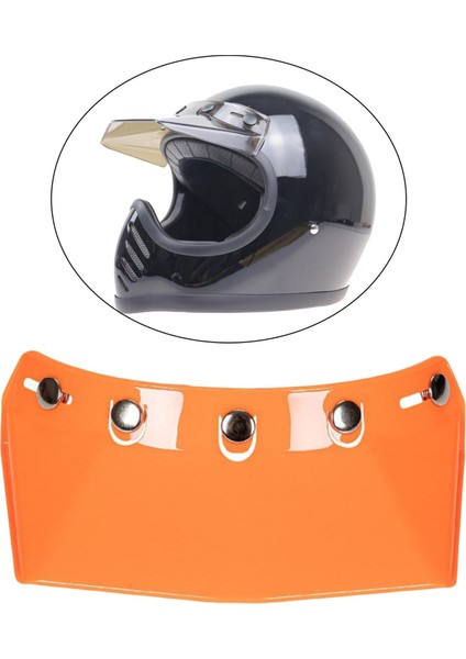 Kask Vizörü Doğrudan Aksesuarları Yerini Turuncu 21.5 x 13 cm. (Yurt Dışından) modelleri