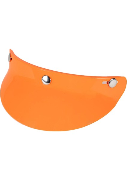 Evrensel 3 Snap Motosiklet Visor Pik Güneş Gölgesi Koruyucu Turuncu (Yurt Dışından) fiyatları