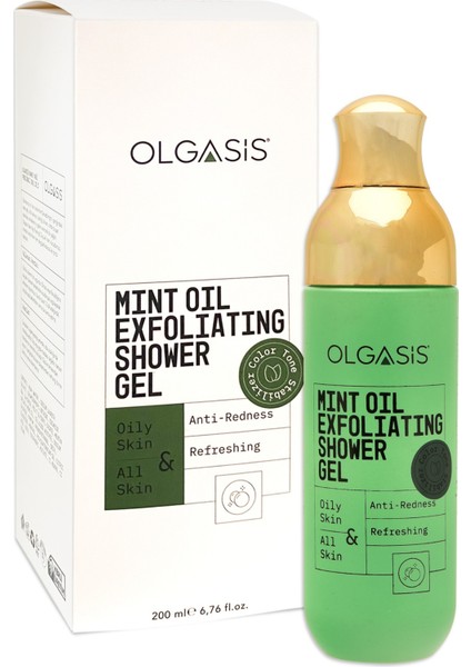 Mınt Oil Shower Gel Wıth Peeling 200 ml Nane Yağlı Peelingli Duş Jeli Yenileyici Ferahlatıcı