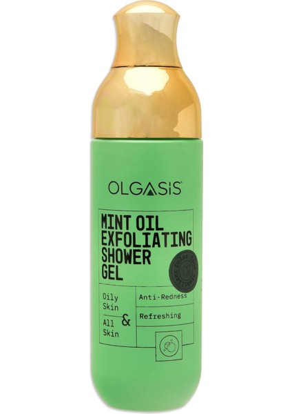 Mınt Oil Shower Gel Wıth Peeling 200 ml Nane Yağlı Peelingli Duş Jeli Yenileyici Ferahlatıcı