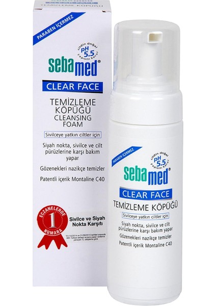 Clear Face Yüz Temizleme Köpüğü 150 ml