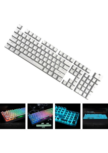 1 Set Pbt Keylapaps 108 Keys Glitter Pudding Key Kapağı (Yurt Dışından)